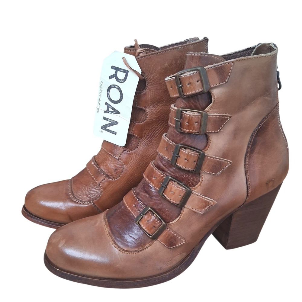 Bed Stu ROAN Womens size 9 Esquel Rare Steampunk Buckle Heeled Fairygrunge Boots